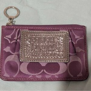 Poppy Collection Coach Violet Wristlet